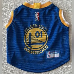 Small Pets Golden State Warriors Mesh Jersey